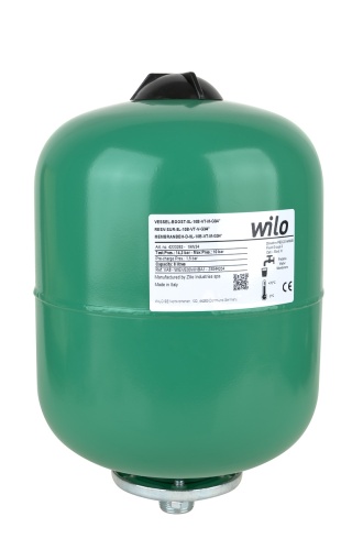 Мембранный напорный бак Wilo VESSEL-BOOST-80L-16B-VT-V-G1”