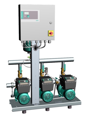 Wilo multi-pump system Comfort-Vario COR-3MHIE1602-2G/ECe,Rp1 1/4,1.1kW