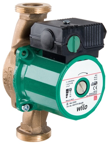 Стандартный насос с мокрым ротором Wilo Star-Z 25/2 EM,Rp1,1x230V,46W Стандартный насос с мокрым ротором Wilo Star-Z 25/2 EM,Rp1,1x230V,46W